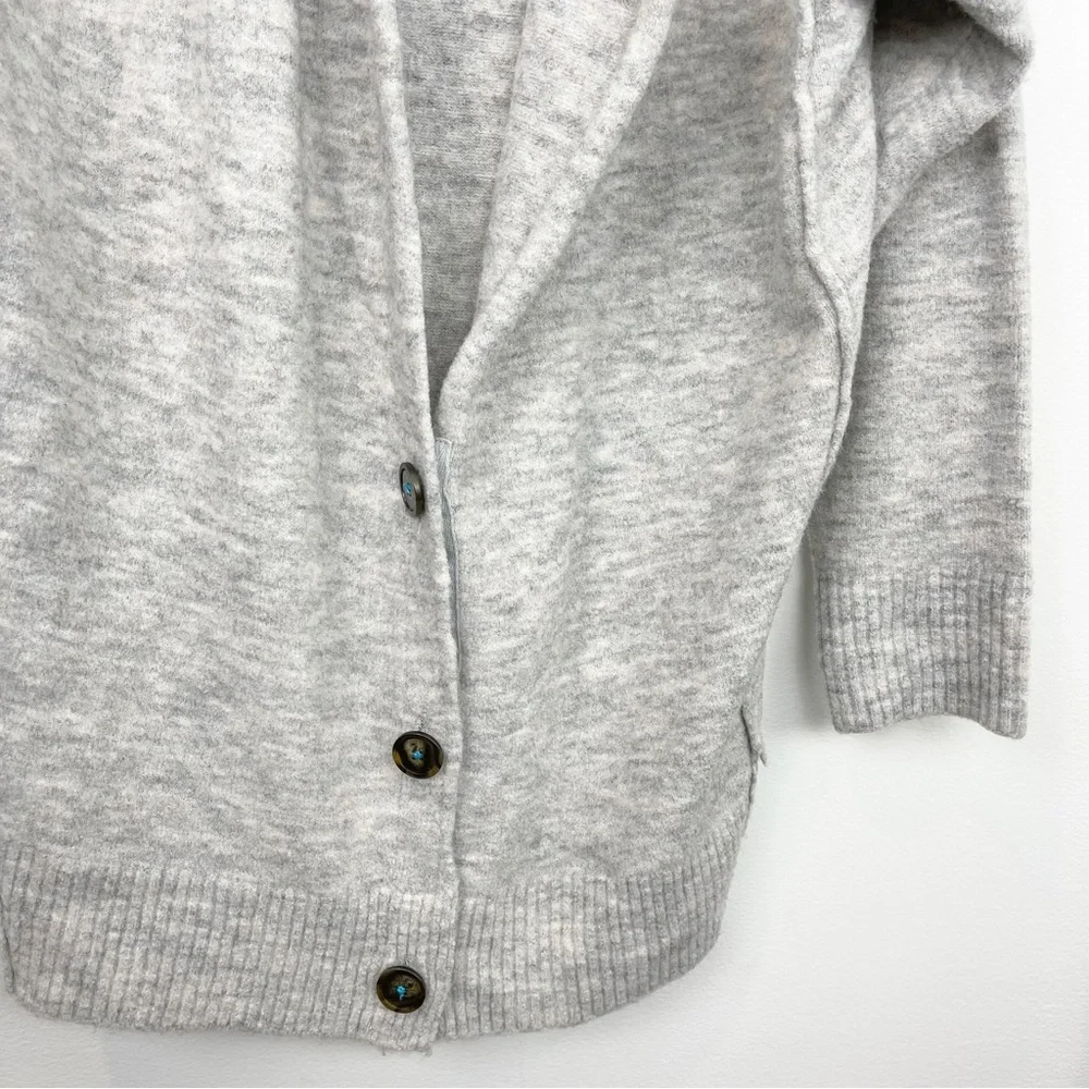 Free People Eucalypyus Heather Gray Cardigan Size XS - Picture 5 of 9